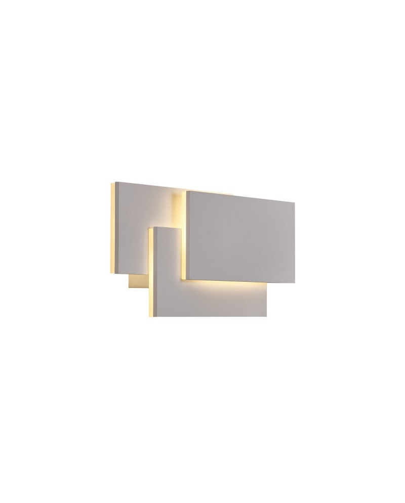 TAHITI XL * APLIQUE MEDIANO LED CUADRADOS 12W - BLANCO - 3000K